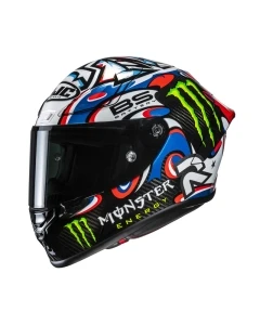 KASK MOTOCYKLOWY HJC RPHA1 V2 CARBON QUARTARARA LE MANS 3 REPLICA BLACK BLUE L