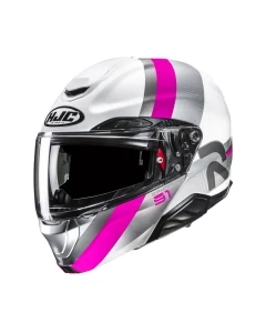 KASK MOTOCYKLOWY HJC RPHA91 FENSH WHITE PINK M