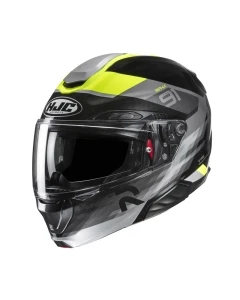 KASK MOTOCYKLOWY HJC RPHA91 MADAL BLACK YELLOW M