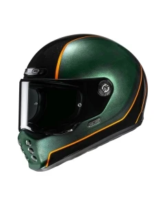 KASK MOTOCYKLOWY HJC V10 HODU GREEN BLACK M