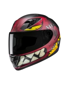 KASK MOTOCYKLOWY JUNIOR HJC Y10 FRANK RED BLACK YL