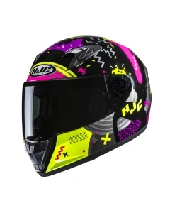 KASK MOTOCYKLOWY JUNIOR HJC Y10 MIKA BLACK PINK YL