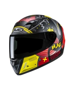 KASK MOTOCYKLOWY JUNIOR HJC Y10 MIKA BLACK YELLOW YL