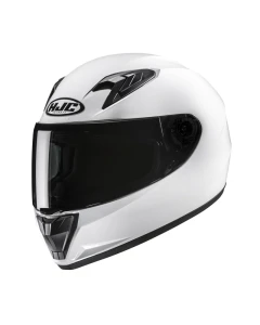 KASK MOTOCYKLOWY JUNIOR HJC Y10 SOLID PEARL WHITE YS