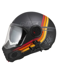 KASK MOTOCYKLOWY NZI MINIMOD DUO WATSON ANTRACITEBLACK ANTRACITE MATT XL
