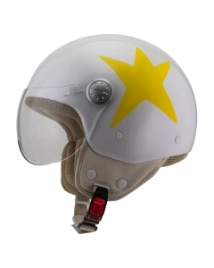 KASK MOTOCYKLOWY NZI PASARELA CONSTELACIÓN AMARILLA S