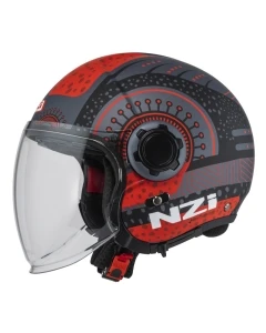 KASK MOTOCYKLOWY NZI RINGWAY 2 DUO ANTERA ANTRACITE RED MATT S