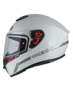 KASK MOTOCYKLOWY NZI TRENDY STREAM SOLID NOUVEAU WHITE S