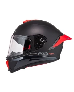 KASK MOTOCYKLOWY NZI WAKE STREAM BOOSTER SOLID NOUVEAU BLACK RED MATT S