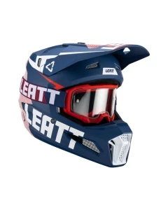 KASK Z GOGLAMI LEATT KIT MOTO 3.5 V23 ROYAL (55-56CM) S