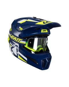 KASK Z GOGLAMI LEATT KIT MOTO 3.5 V24 BLUE (57-58CM) M