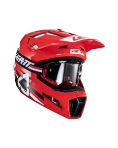KASK Z GOGLAMI LEATT KIT MOTO 3.5 V24 RED (61-62CM) XL