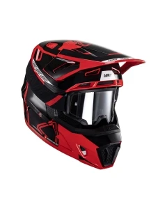 KASK Z GOGLAMI LEATT KIT MOTO 7.5 V24 RED (55-56CM) S
