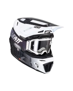 KASK Z GOGLAMI LEATT KIT MOTO 8.5 V24 BLACK/WHITE (59-60CM) L