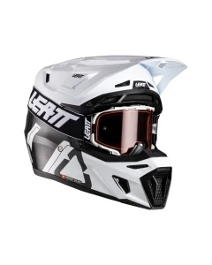 KASK Z GOGLAMI LEATT KIT MOTO 9.5 V26 CARBON/WHITE (57-58CM) M