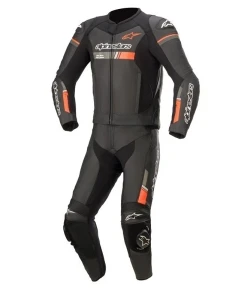 Kombinezon dwuczęściowy GP FORCE V2 ALPINESTARS kolor czarny/czerwony/fluorescencyjny, rozmiar 50