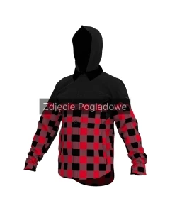 KOSZULA REBELHORN SHIFTER BLACK/RED 4XL