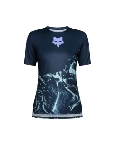 KOSZULKA ROWEROWA DAMSKA FOX RANGER IMG PRINT ARCTIC BLUE L