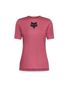 KOSZULKA ROWEROWA DAMSKA FOX RANGER WORDMARK HEAD BERRY M