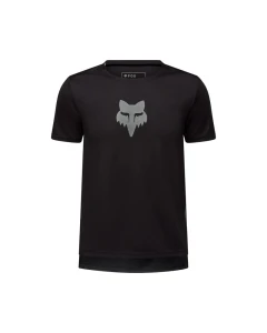 KOSZULKA ROWEROWA FOX JUNIOR RANGER HEAD BLACK YM