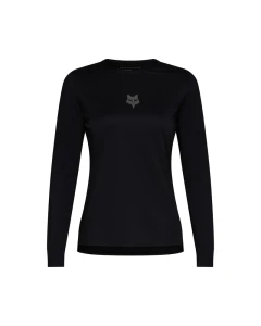 KOSZULKA ROWEROWA Z DŁUGIM RĘKAWEM DAMSKA FOX FLEXAIR BLACK M