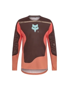 KOSZULKA ROWEROWA Z DŁUGIM RĘKAWEM FOX FLEXAIR ELEVATED COCOA XL