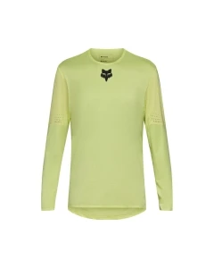 KOSZULKA ROWEROWA Z DŁUGIM RĘKAWEM FOX FLEXAIR LIME XL