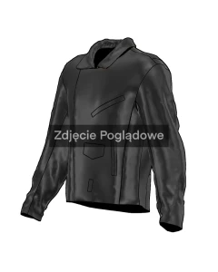 KURTKA MOTOCYKLOWA SKÓRZANA BROGER ROCKER BLACK 5XL