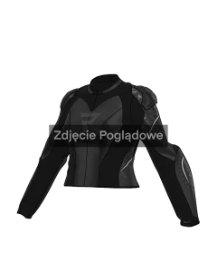 KURTKA MOTOCYKLOWA SKÓRZANA DAMSKA REBELHORN DIVA RS BLACK W46