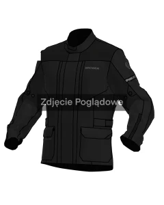 KURTKA MOTOCYKLOWA TEKSTYLNA BROGER OVERLAND BLACK XL