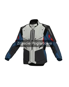 KURTKA MOTOCYKLOWA TEKSTYLNA REBELHORN HIKER 4 LIGHT GREY BLUE RED XL