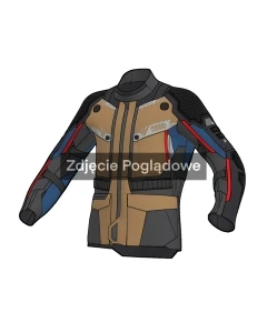 KURTKA MOTOCYKLOWA TEKSTYLNA REBELHORN PATROL 2 DESERT GREY BLUE 9XL