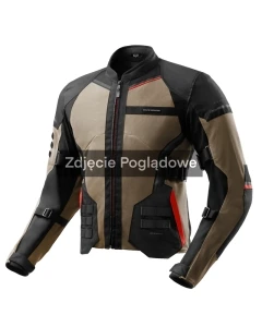KURTKA MOTOCYKLOWA TEKSTYLNA REBELHORN SCANDAL 3 DESERT BLACK RED XS
