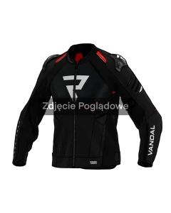 KURTKA MOTOCYKLOWA TEKSTYLNA REBELHORN VANDAL 2 BLACK RED 4XL