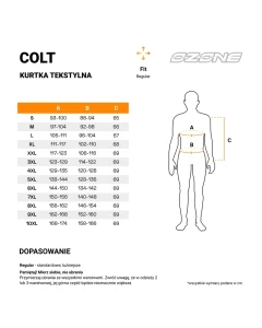 KURTKA SKÓRZANA OZONE COLT BLACK XS