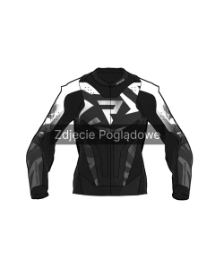 KURTKA SKÓRZANA REBELHORN INFERNO BLACK/BLUE/WHITE/RED 60