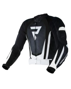 KURTKA SKÓRZANA REBELHORN PISTON II PRO BLACK/WHITE 46