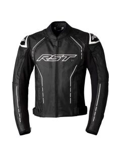 KURTKA SKÓRZANA RST S1 BLACK/BLACK/WHITE M (2977)