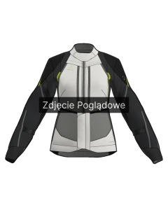 KURTKA TEKSTYLNA REBELHORN HARDY 3.0 LADY BLACK/GREY/FLUO YELLOW XL