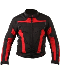Kurtka Turystyczna ADRENALINE HERCULES PPE kolor czarny/czerwony, rozmiar 2XL