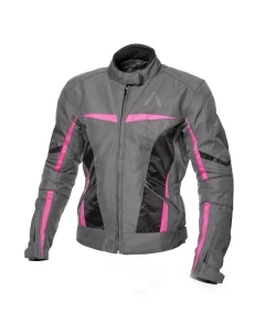 Kurtka Turystyczna ADRENALINE LOVE RIDE 2.0 PPE kolor czarny/różowy/szary, rozmiar S