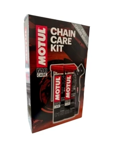 MOTUL CHAIN CARE KIT ZESTAW DO CZYSZCZENIA ŁAŃCUCHA (SPRAY C1+SPRAY C2+SZCZOTKA)