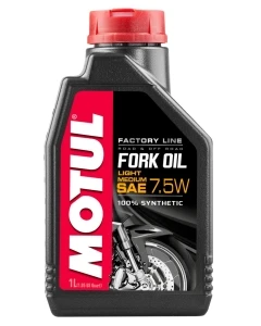 MOTUL OLEJ DO TELESKOPÓW / AMORTYZATORÓW / ZAWIESZENIA FORK OIL FACTORY LINE 7,5W MEDIUM (SYNTETYCZNY) 1L