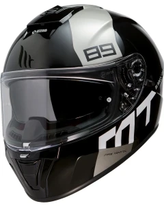 MT WYPRZEDAŻ KASK INTEGRALNY BLADE 2 SV 89 B2 GLOSS PEARL GREY KOLOR CZARNY/SZARY ROZMIAR XS