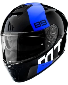 MT WYPRZEDAŻ KASK INTEGRALNY BLADE 2 SV 89 B7 GLOSS PEARL BLUE KOLOR CZARNY/NIEBIESKI ROZMIAR XS