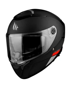 MT WYPRZEDAŻ KASK INTEGRALNY THUNDER 4 SV SOLID A1 MATT BLACK Z BLENDĄ KOLOR CZARNY MAT ROZMIAR XS