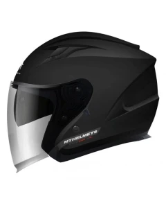 MT WYPRZEDAŻ KASK OTWARTY JET Z BLENDĄ AVENUE SOLID GLOSS BLACK KOLOR CZARNY POŁYSK ROZMIAR XS