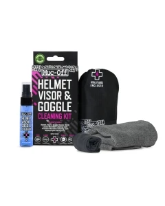 Muc-Off 20802 - Zestaw do czyszczenia wizjerów i szybek kasków, gogli i motocykla - Helmet, Visor & Goggle Cleaning Kit