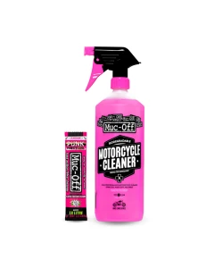 Muc-Off Zestaw 1+1. Saszetka Punk Powder 1L + 1L Nano Tech Motorcycle Cleaner