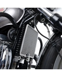 OSŁONA CHŁODNICY OLEJU RG RACING ROYAL ENFIELD 650 INTERCEPTOR 19-/650 CONTINENTAL GT 19- SILVER